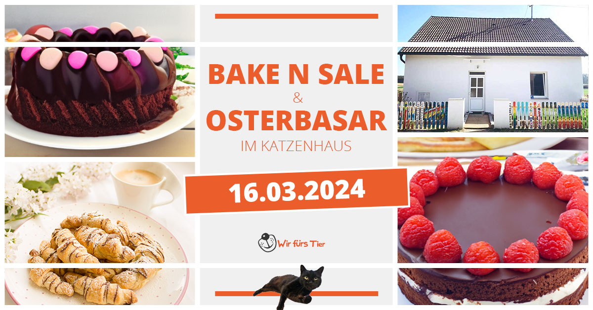 Bake n Sale und Osterbasar im Katzenhaus